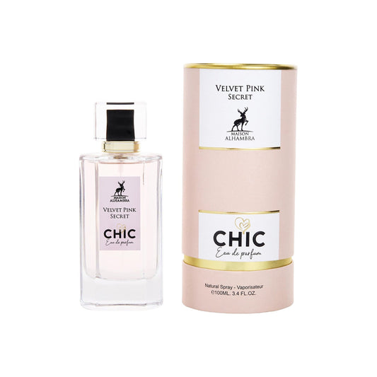 Chic Velvet Pink de Maison Alhambra edp 100 ml para Mujer - Perfumes para Mujer - Perfumes Arabes - Perfumes Originales