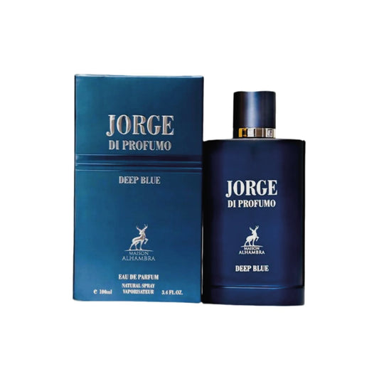 Jorge di Profumo Deep Blue de Maison Alhambra edp 100 ml para Caballero - Perfumes para Hombre - Perfumes Arabes - Perfumes Originales
