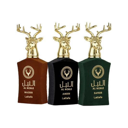 Al Noble 3 Pack de Lattafa ml para Mujer - Perfumes para Mujer - Perfumes Arabes - Perfumes Originales