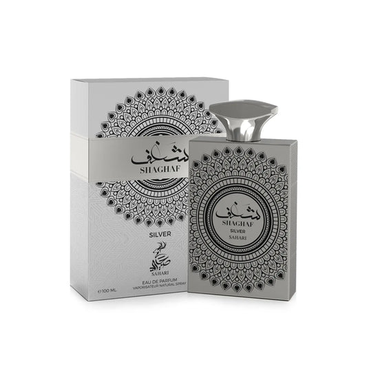 Shaghaf Silver de Sahari edp 100 ml para Caballero - Perfumes para Hombre - Perfumes Arabes - Perfumes Originales