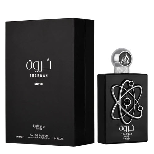 Tharwah Silver de Lattafa edp 100 Unisex - Perfumes Unisex