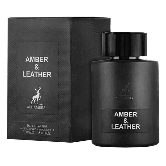 Amber & Leather de Maison Alhambra edp 100 Unisex - Perfumes Unisex